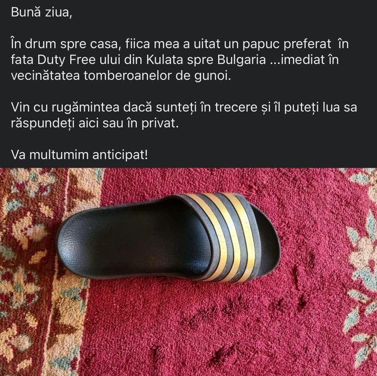 Postarea româncei / foto: Facebook