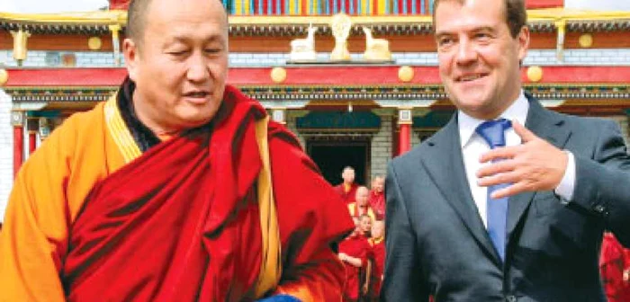 Sfântul Medvedev, pogorât  printre budişti