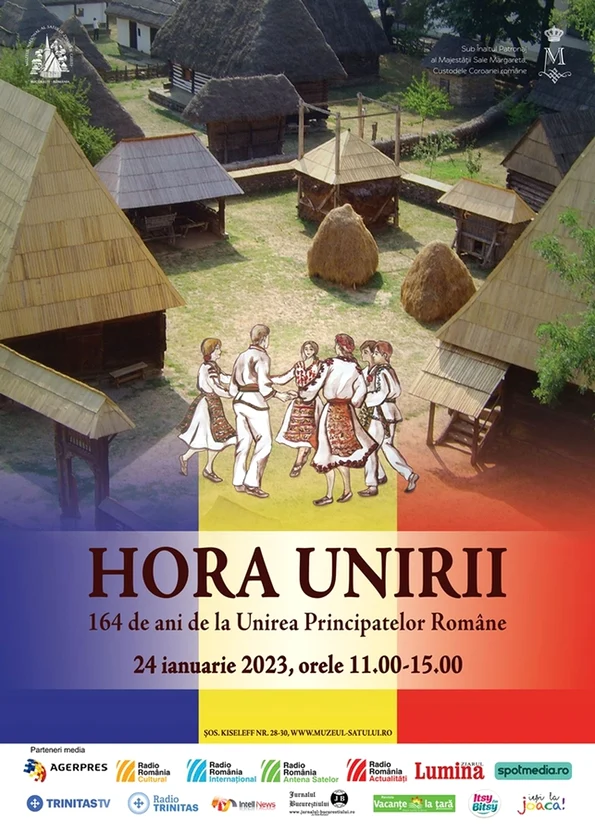 „Hora Unirii” - Eveniment dedicat Unirii Principatelor Române, la Muzeul Satului