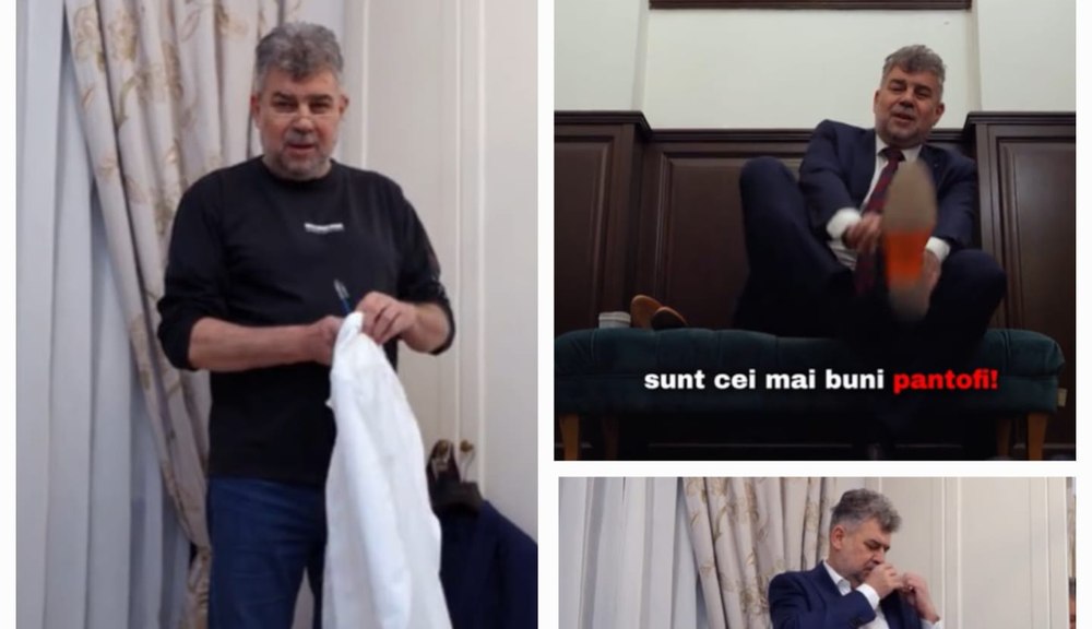 Cu ce se îmbracă prim-ministrul Marcel Ciolacu. Liderul PSD își laudă pe TikTok pantofii cu talpă roșie