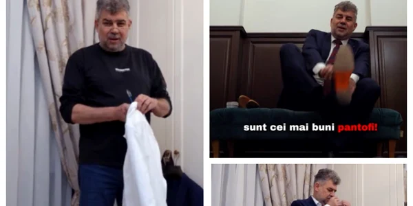 Cu ce se îmbracă prim ministrul Marcel Ciolacu Foto Captură video TikTok jpg