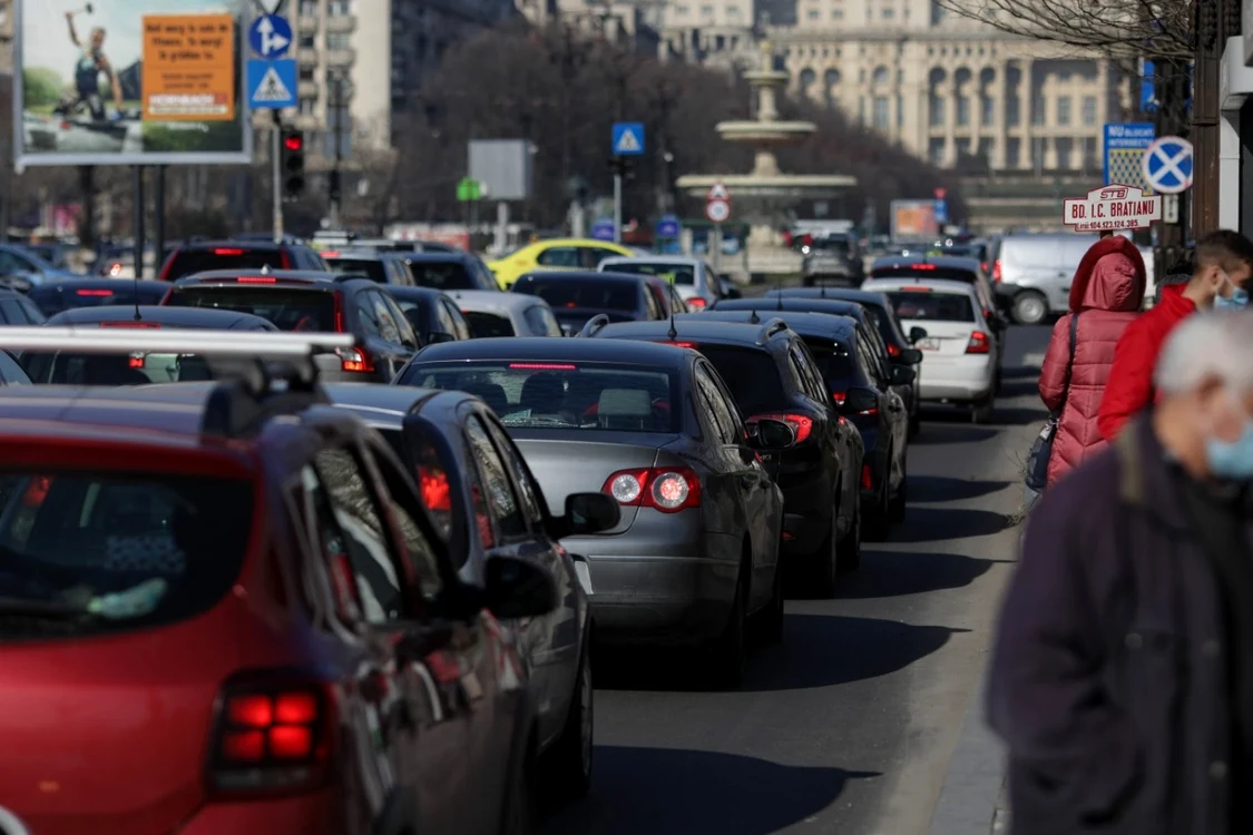 Bucureștenii pierd 91 de ore în trafic FOTO Inquam Photos/Octav Ganea