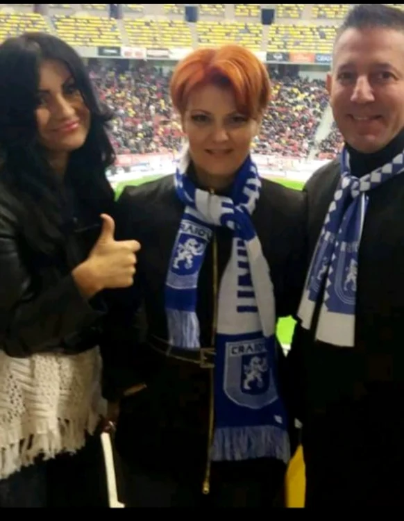 Cu ultima iubită, Cristina Canela, și cu fostul primar al Craiovei, Lia Olguța Vasilescu