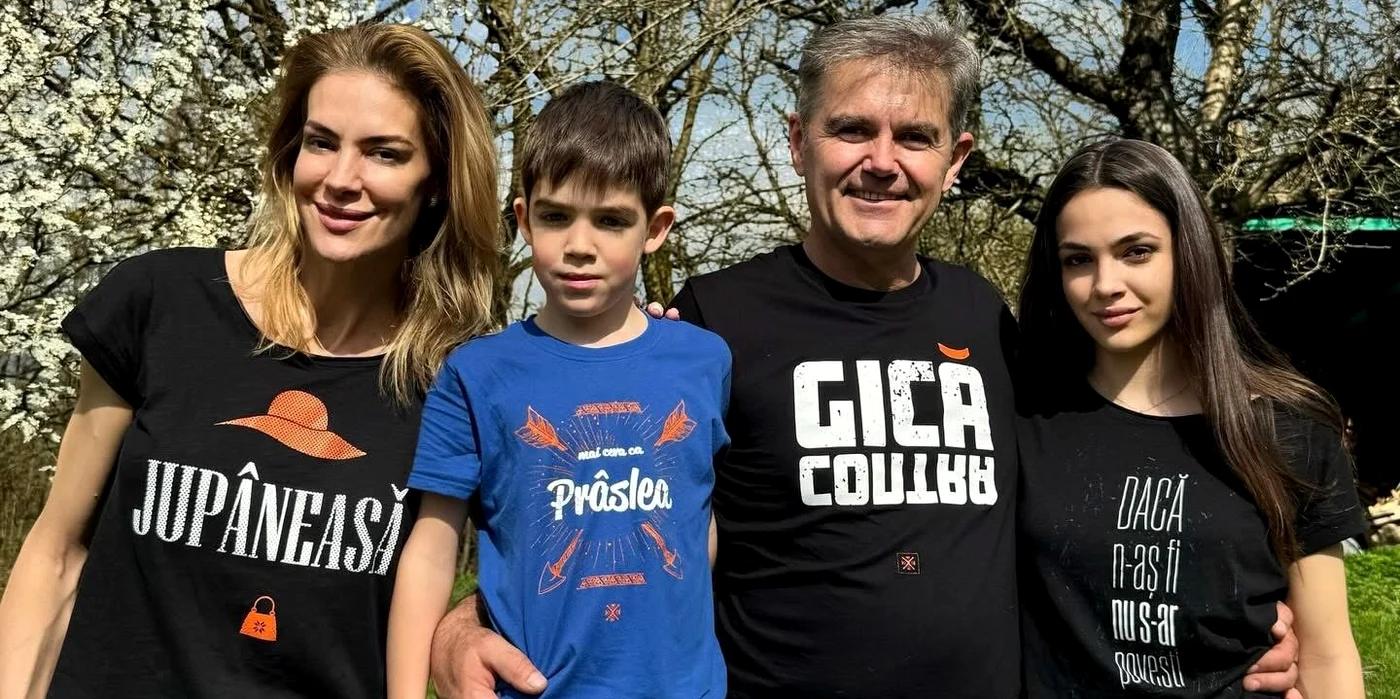 Roxana Ciuhulescu și Silviu Bulugioiu au doi copii, Cezar ș Ana foto: Facebook 