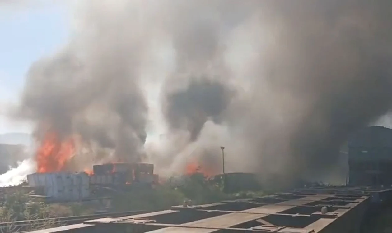 Incendiu in Rusia jpg