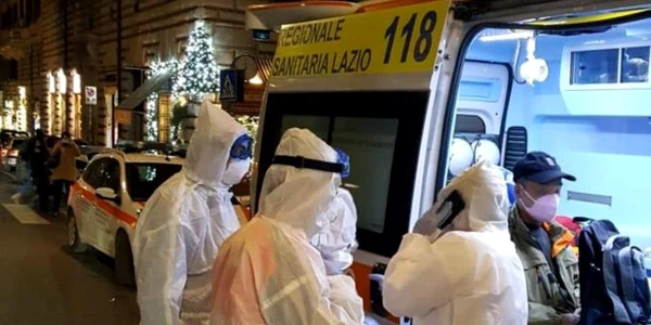 Ambulanta carantina coronavirus Italia FOTO Corriere della Sera