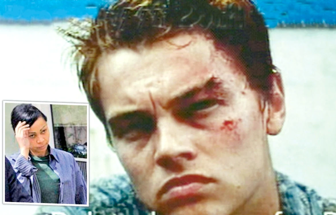 
    Leonardo DiCaprio şi Aetha Wilson (foto medalion)  