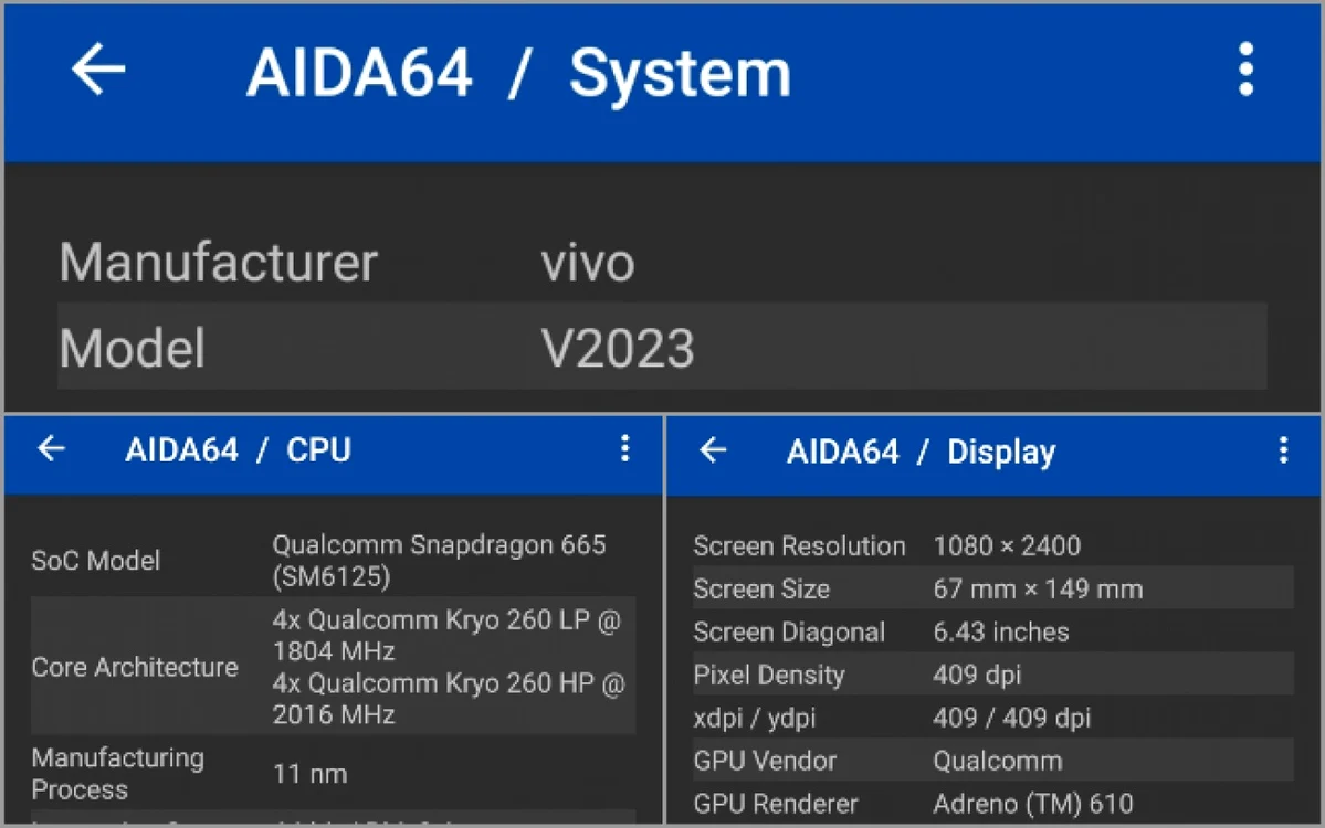 Vivo Y70 specificatii