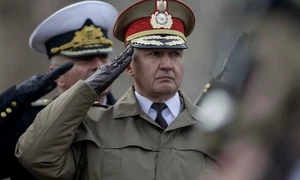 Ceremonia de învestire a noului șef al Statului Major al Apărării, Vlad Gheorghiță, în București. FOTO Inquam Photos / Octav Ganea