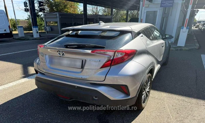 Autoturismul figura ca furat. FOTO Poliția de Frontieră
