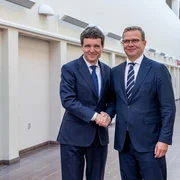 nicusor dan si premierul finlandez Petteri Orpo FOTO X jpg