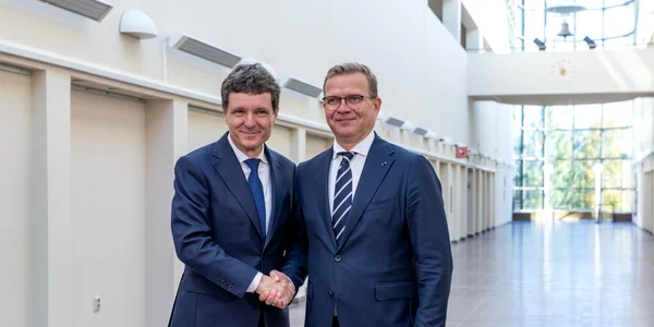 nicusor dan si premierul finlandez Petteri Orpo FOTO X jpg