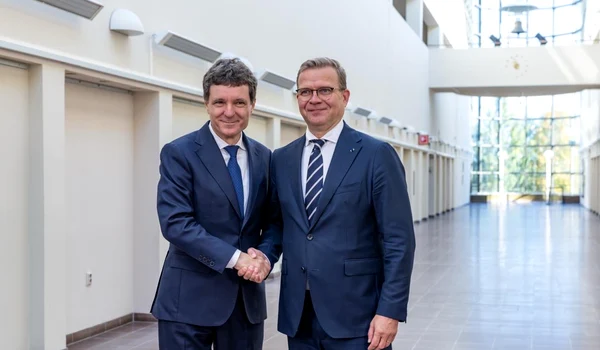 nicusor dan si premierul finlandez Petteri Orpo FOTO X jpg
