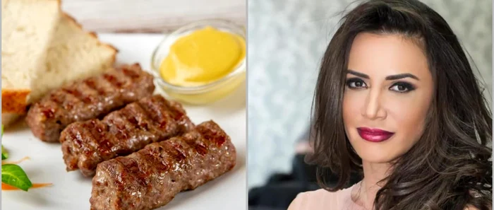 Mara Bănică, la coadă interminabilă de mici / foto: colaj Click!