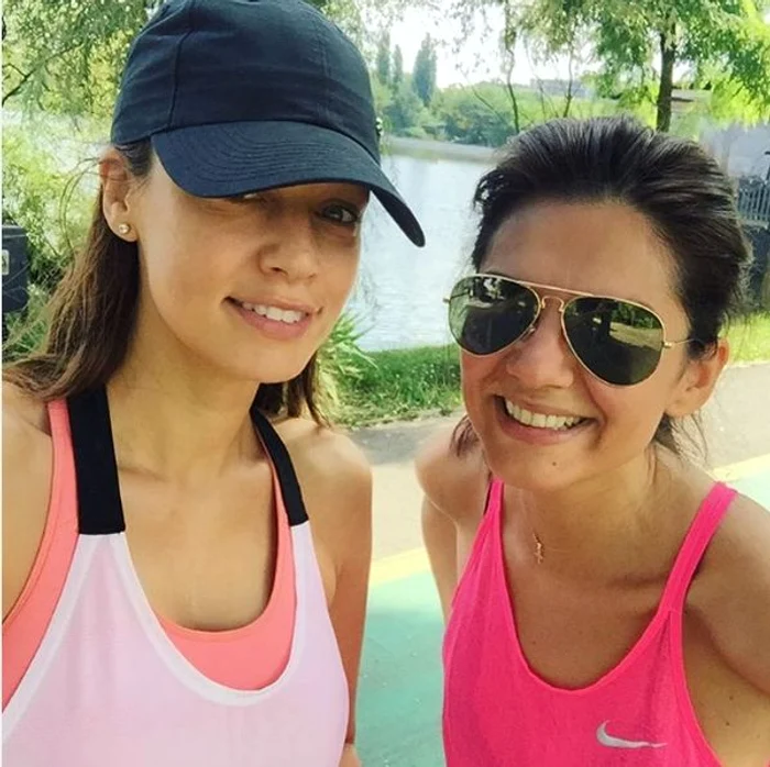 Andreea Raicu şi Malvina Cervenschi au ieşit împreună la alergat