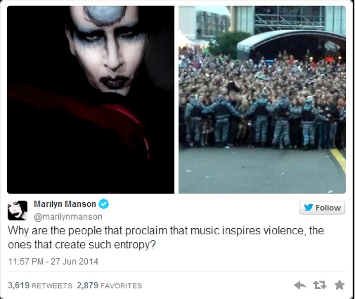 manson twitter