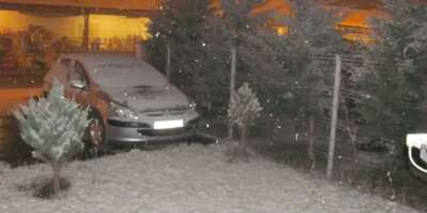 La Sibiu ninge abundent