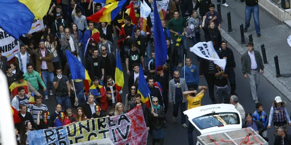 Marş pentru unirea Basarabiei cu România Foto Eduard Enea - 20 octombrie
