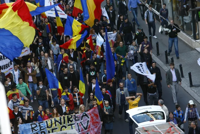 Marş pentru unirea Basarabiei cu România Foto Eduard Enea - 20 octombrie