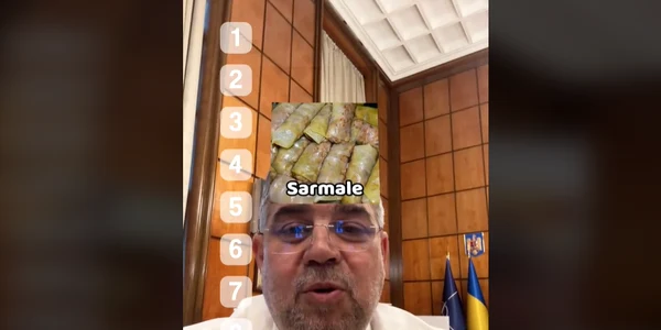 ciolacu cu sarmale in cap  FOTO captura TikTok png