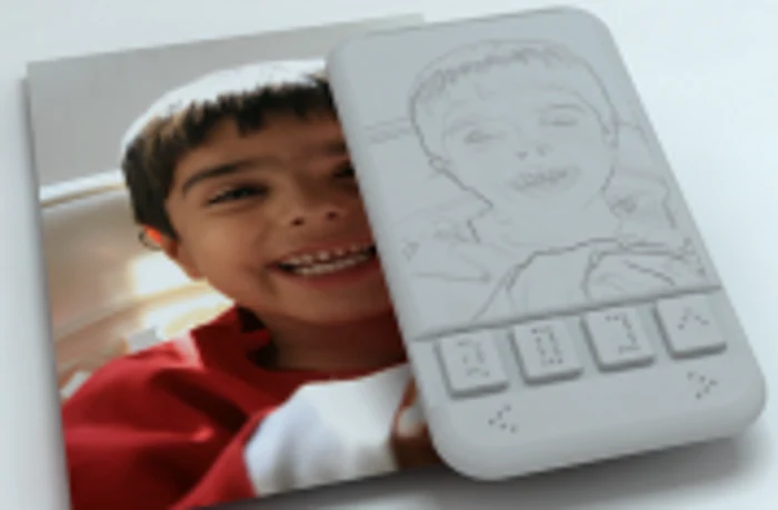 Telefonul transformă imaginile şi mesajele în limbajul Brailla