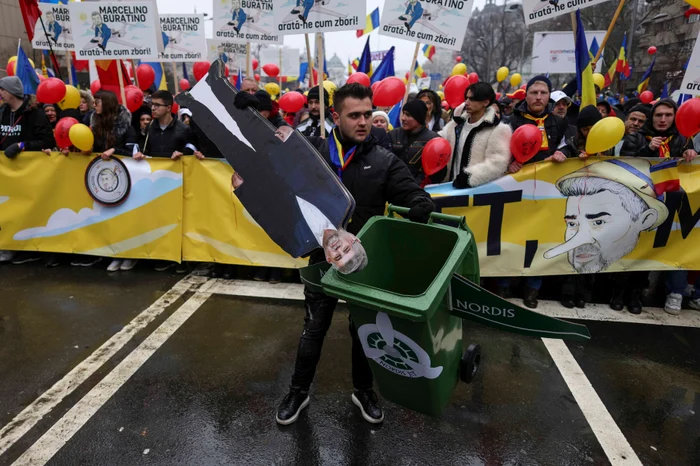 Protest AUR, în centrul Capitalei FOTO: Inquam Photos Octav Ganea
