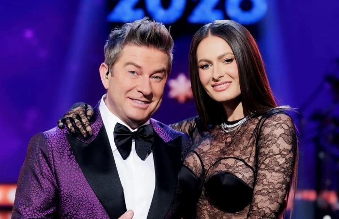 Pavel Bartoș și Raluka prezintă Protevelion 2026 foto: Pro TV