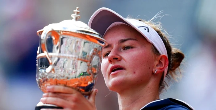 Barbora Krejcikova, fostă campioană la French Open, a început anul pe 2 în lume. FOTO: Facebook