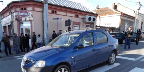 accident pe trecerea de pietoni la severin FOTO Corina Macavei 