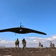Dronă rusă lansată în Ucraina FOTO Profimedia jpg