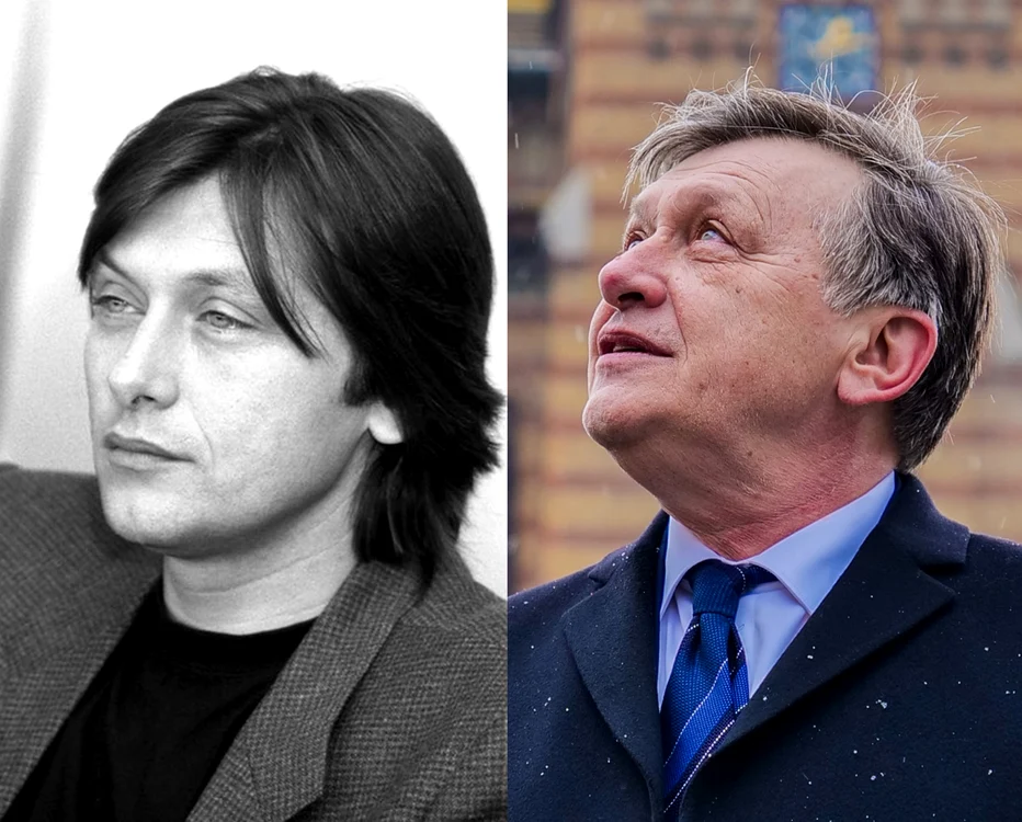 Crin Antonescu la momentul intrării în politică și acum FOTO: Facebook
