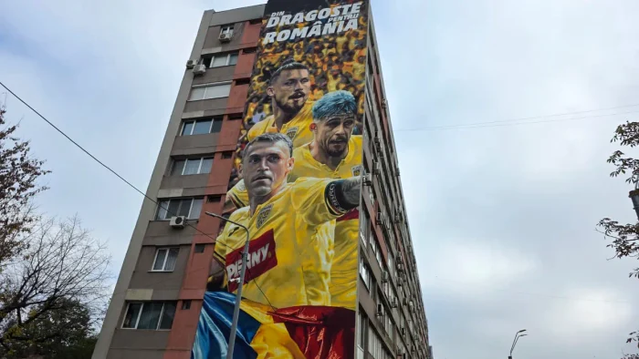 Echipa Națională, mural deosebit în București | FOTO Facebook