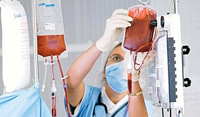 Femeia a primit  400 ml de sânge  dintr-o altă grupă