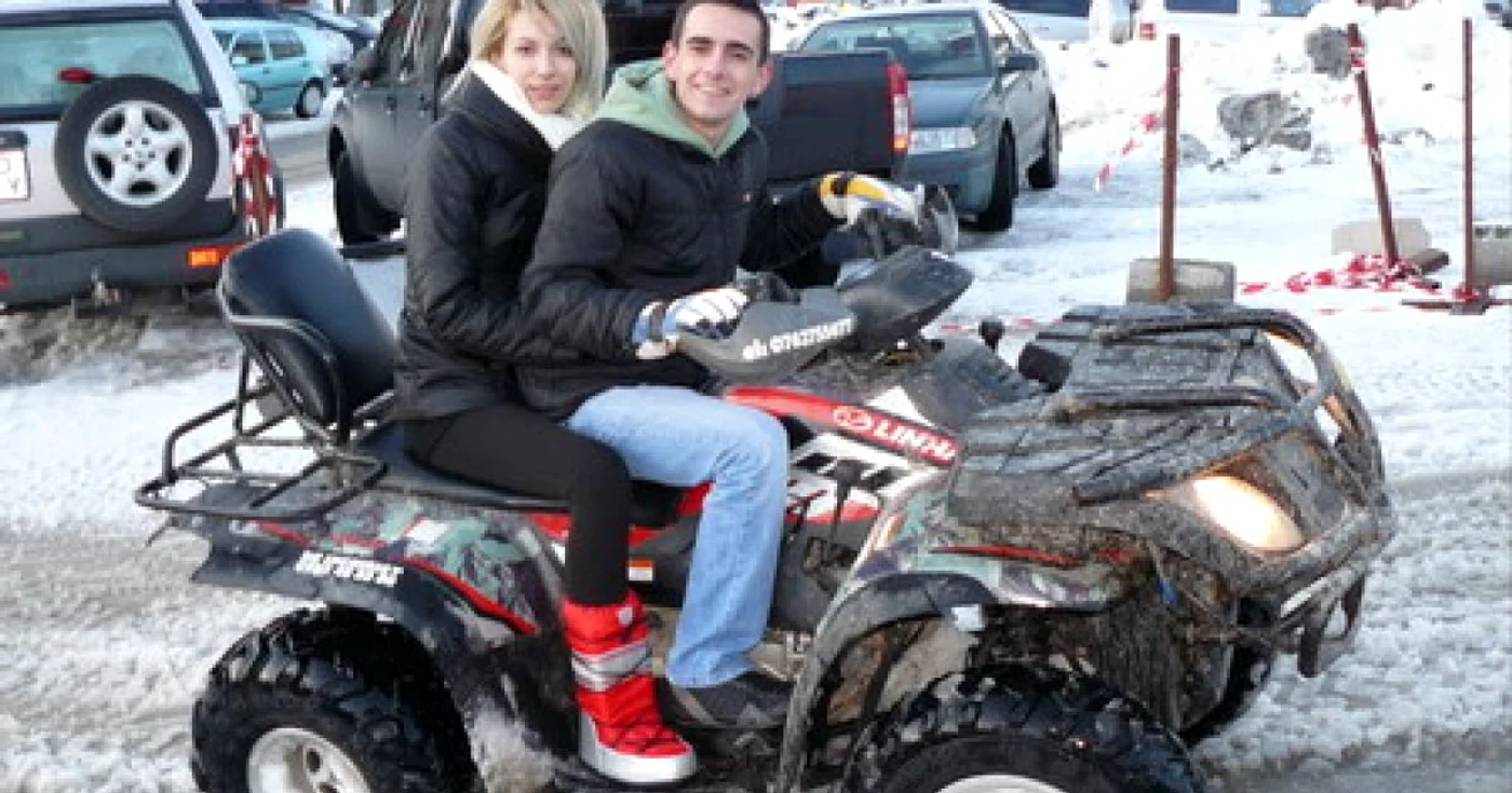 La Rânca nu se practică doar schiul ci şi alte sporturi de iarnă 