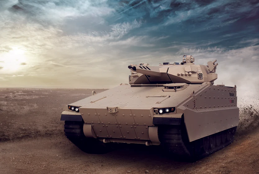 Vehicule de realimentare cu muniţie K10 FOTO: Hanwha Aerospace 
