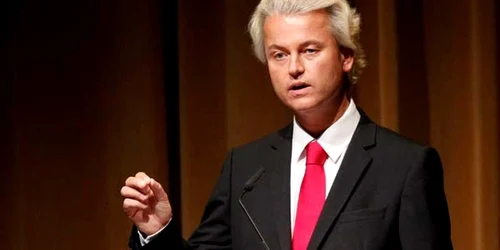 Liderul partidului extremist PVV, Geert Wilders  