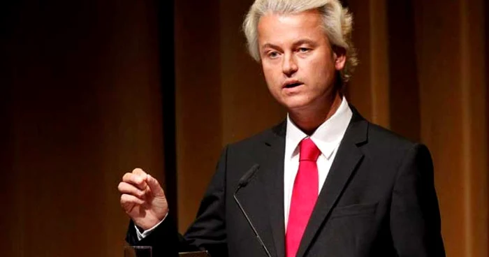 Liderul partidului extremist PVV, Geert Wilders  