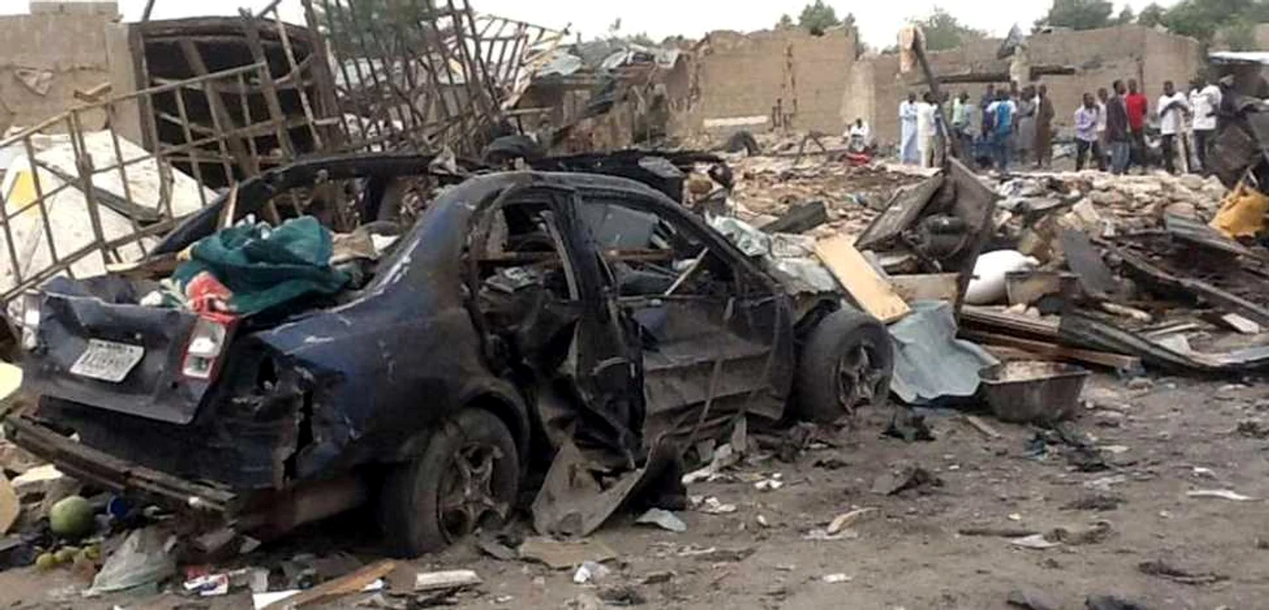 Imagine de la atentatul terorist din Maiduguri, Borno, Nigeria, 26-30 iulie 2009