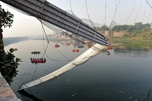 Pod prăbușit în India Foto AFP