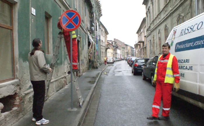 S-a schimbat sensul de circulaţie pe strada Cerbului. Foto: arhivă