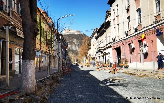 centrul istoric deva in santier foto daniel guta adevarul