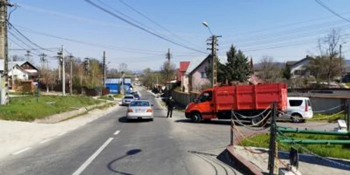Autoutilitara nu era autorizată pentru transportul de animale vii. Foto: IPJ Argeş