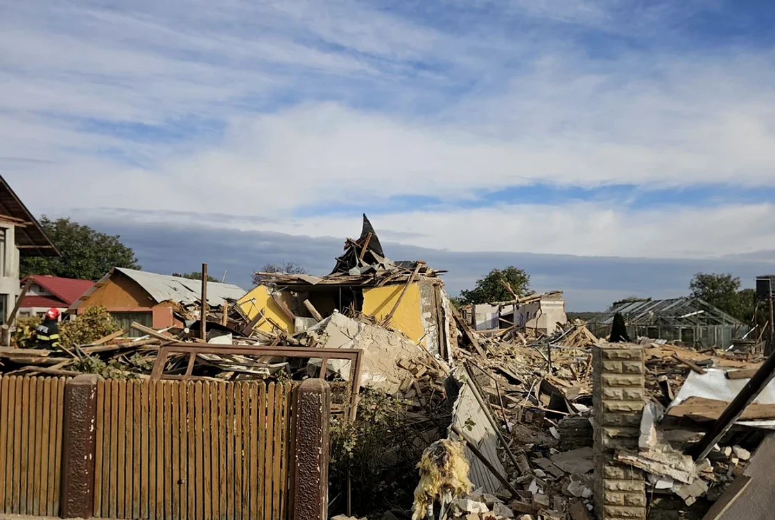 Explozie puternică într-o localitate din Vrancea
