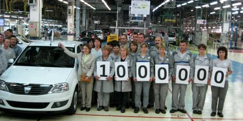 În septembrie 2010, la Mioveni a fost asamblat Loganul cu numărul un milion