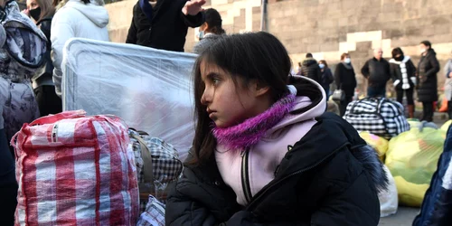 Refugiati la Stepanakert FOTO EPA-EFE
