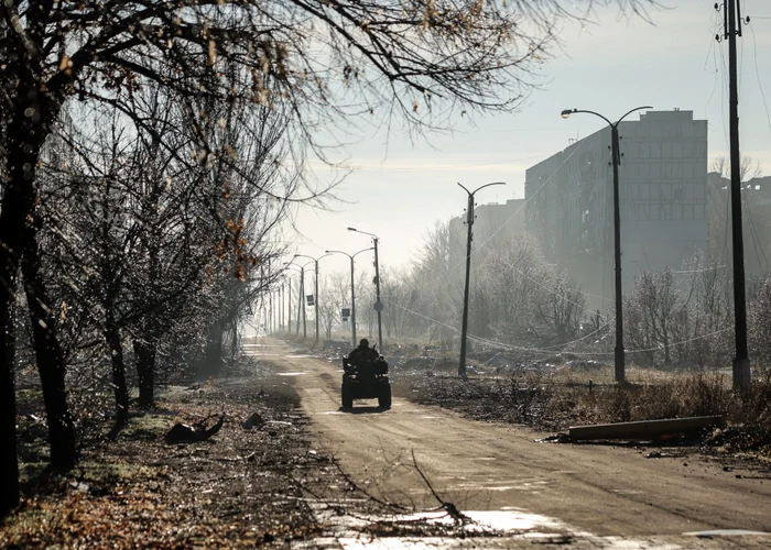 Soldații ucraineni pe frontul din Donețk FOTO EPA-EFE 