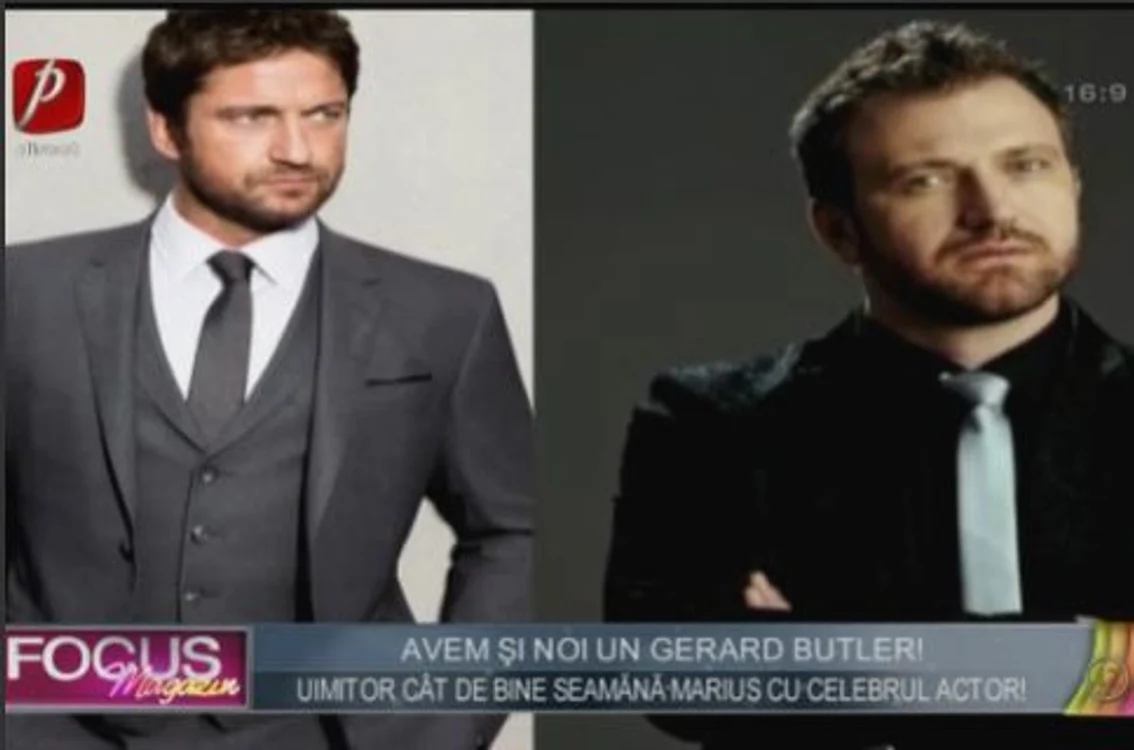 Marius seamănă izbitor de mult cu Gerard Butler