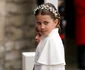 Prințesa Charlotte cu coroniță la Încoronarea Regelui Charles 