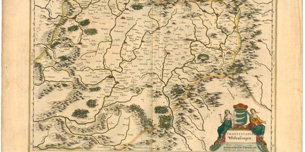 transilvania in 1645 foto