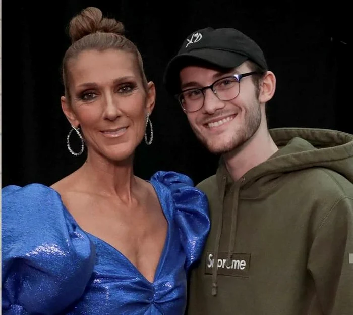 
    Celine Dion și fiul ei  